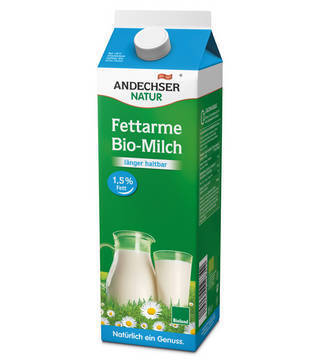 FRESH BIO-MILK ANDECHSER NATUR LOW FAT 1.5% 1L