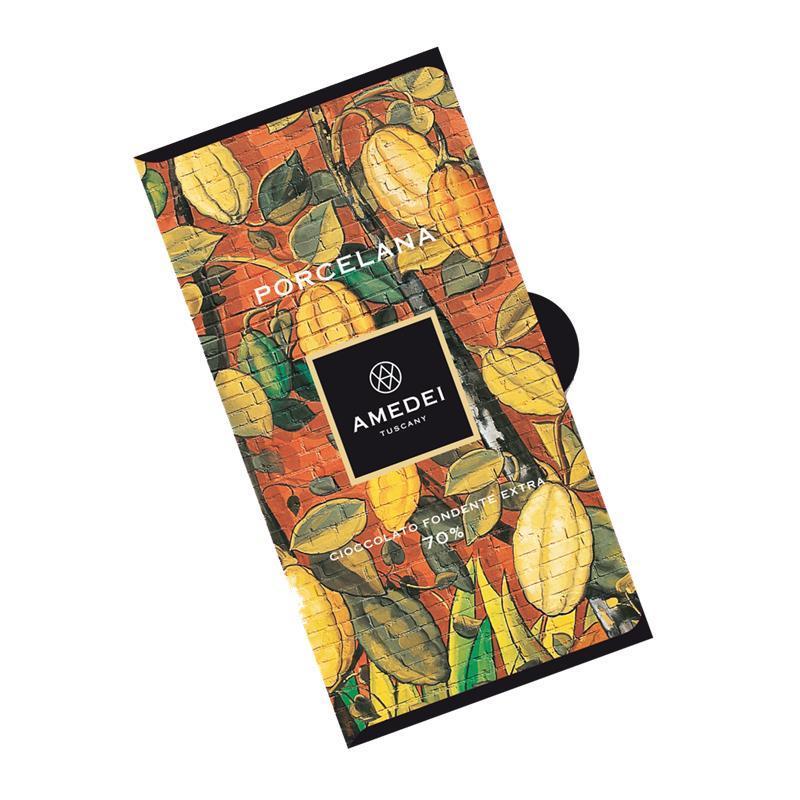 AMEDEI TUSCANY PORCELANA BLACK CHOCOLATE BAR 70%