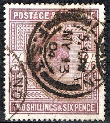GB KING EDWARD VII 1902, 2'6s Pale Dull Purple (W40), SG 260, Mi.115Ixa, USED