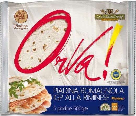 PIADINA ROMAGNOLA IGP ALLA RIMINESE 600g