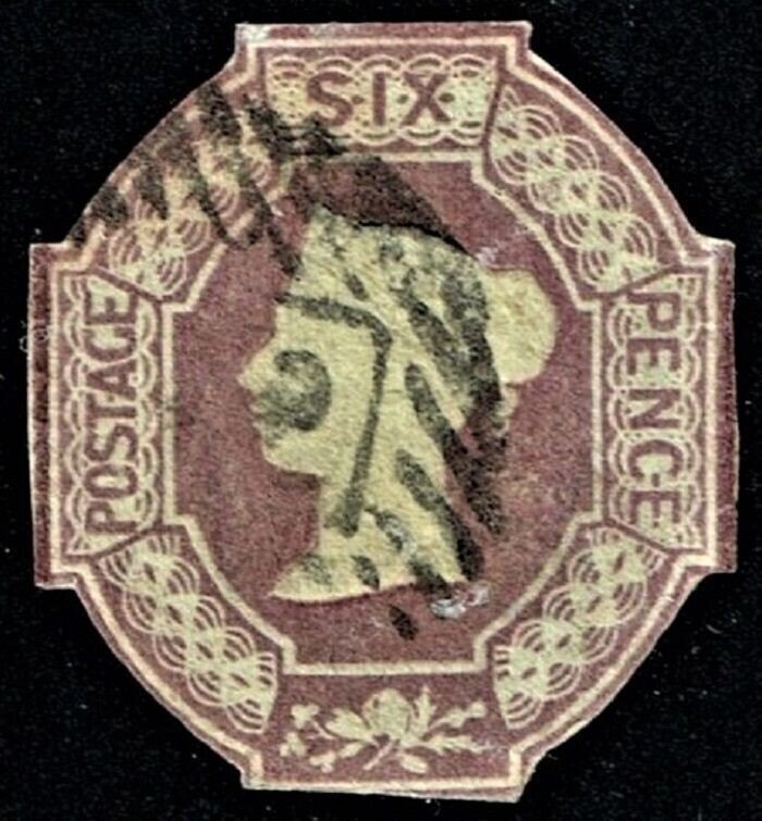GB QUEEN VICTORIA 1847, 6d DULL LILAC, SG59, Mi.5, USED