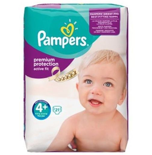 PAMPERS  PREMIUM PROTECTION ACTIVE FIT SIZE 4 x21/Pack, 9-14kg