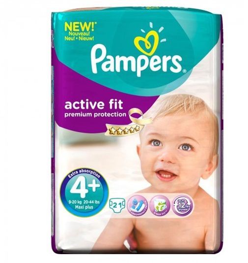 PAMPERS  PREMIUM PROTECTION ACTIVE FIT SIZE 4 x21/Pack, 9-14kg