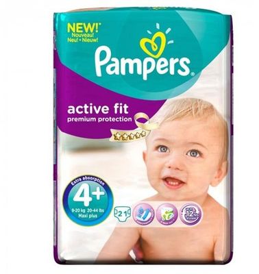 PAMPERS  PREMIUM PROTECTION ACTIVE FIT SIZE 4 x21/Pack, 9-14kg