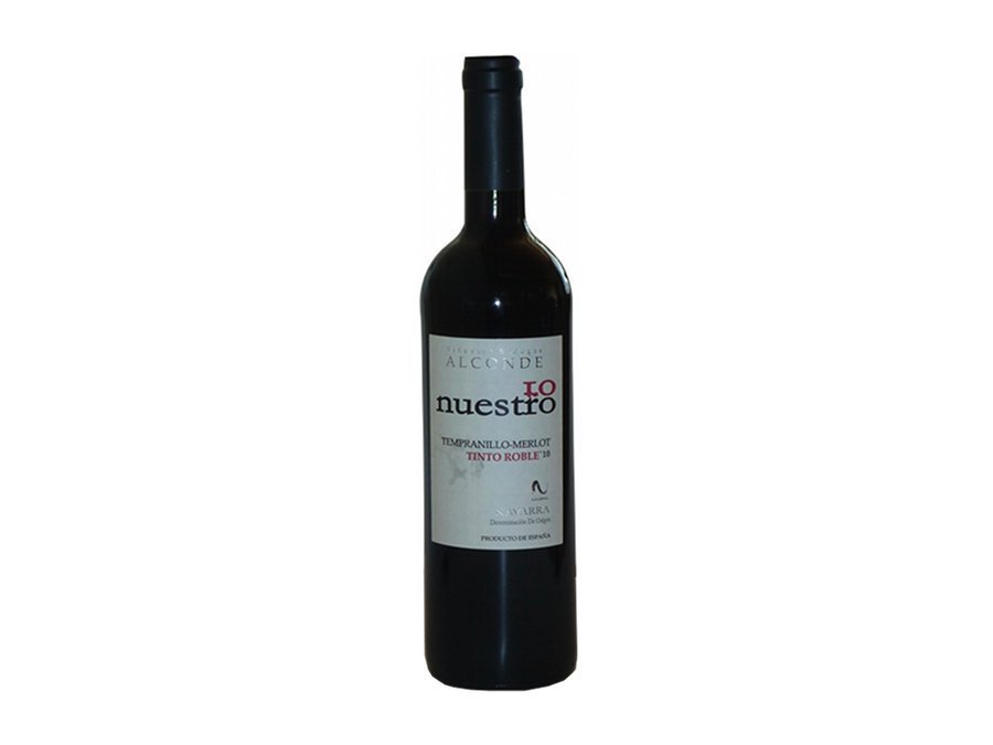 BODEGAS ALCONDE Lo NUESTRO TEMPRANILLO MERLOT TINTO ROBLE RED 0.75L