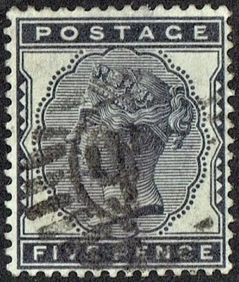 GB QUEEN VICTORIA 1881, 5d INDIGO, Mi.62, SG169, USED