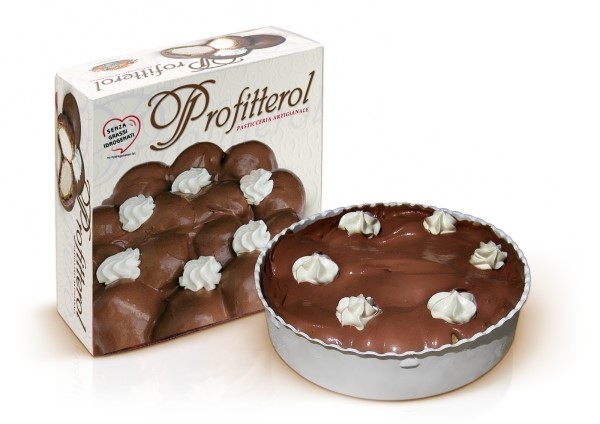 BLACK PROFITTEROL CAKE 600g