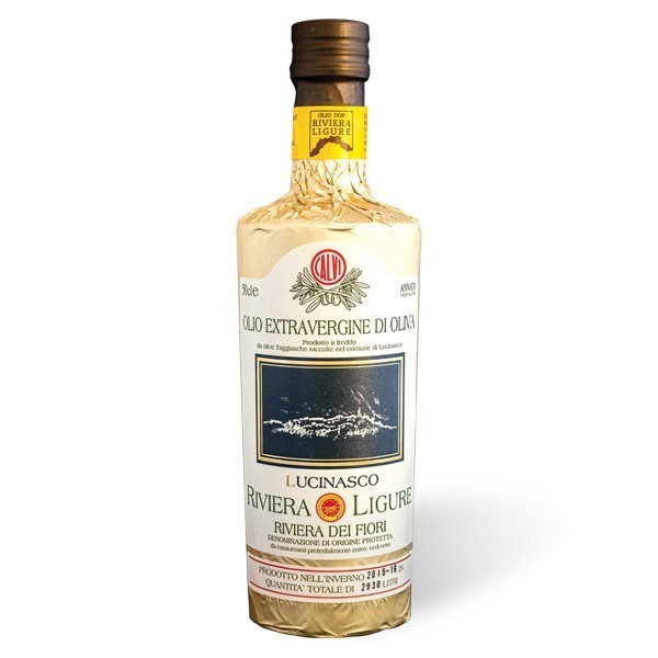 CALVI EXTRA VIRGIN OLIVE OIL RIVIERA D.O.P. LUCINASCO 0.5 L (XXXL)