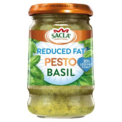 SACLA' REDUCED FAT BASIL PESTO 190g