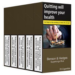 BENSON & HEDGES SK BLUE TT MULTIPACK 100s