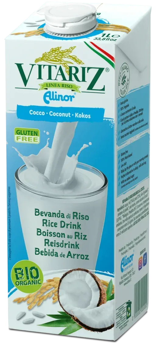 VITARIZ COCONUT ORGANIC RICE DRINK BY ALINOR 1L
