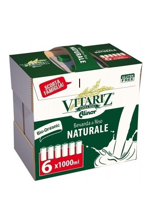 VITARIZ NATURAL ORGANIC RICE DRINK FAMILY PACK BY ALINOR 6L
