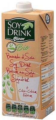 SOY DRINK ORGANIC WITH CALCIUM BY ALINOR 1L SOY DRINK ORGANIC WITH CALCIUM BY ALINOR 1L