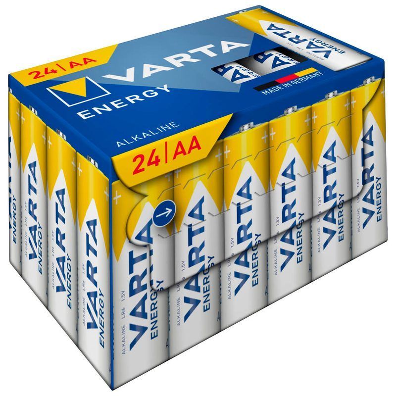VARTA LONGLIFE AA 1.5V 24 BATTERIES