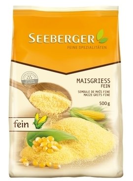 MAIZE GRITS - FINE (POLENTA) by SEEBERGER 500g