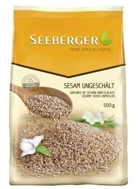 SESAME SEEDS UNPEELED by SEEBERGER 500g