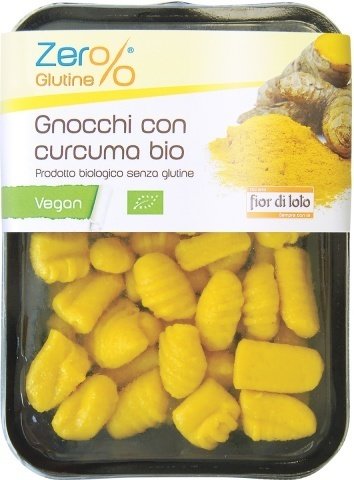 ORGANIC POTATO GNOCCHI GLUTEN FREE WITH CURCUMA (TURMERIC) BIO FIOR DI LOTO 300g