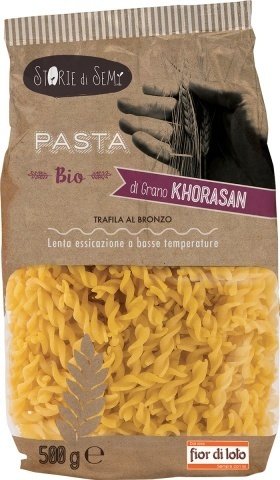 FUSILI KHOROSAN WHEAT PASTA ORGANIC FIOR DI LOTO 500g