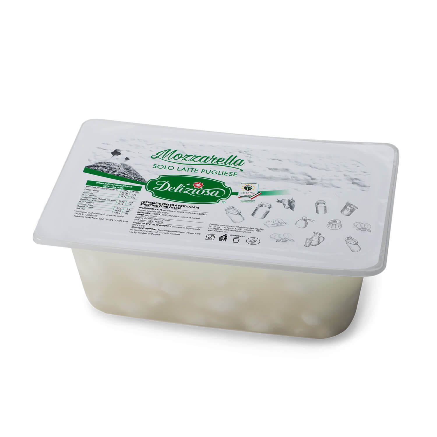BRAID KNOTS MOZZARELLA 100g