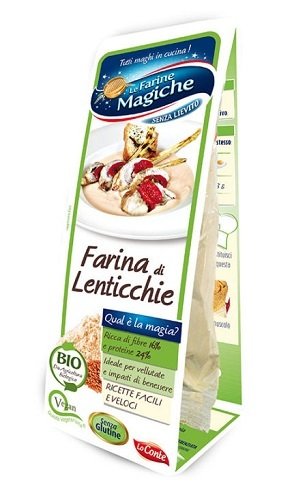 FLOUR LENTIL ORGANIC BY LE FARINE MAGICHE 100g