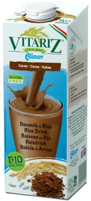 VITARIZ COCOA ORGANIC RICE DRINK BY ALINOR 1L