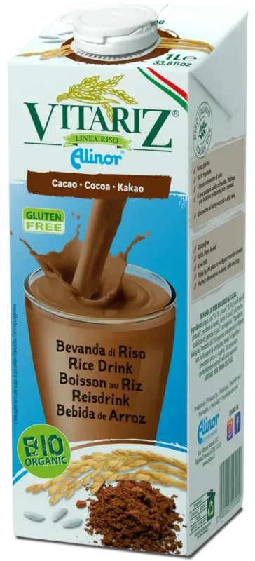 VITARIZ COCOA ORGANIC RICE DRINK BY ALINOR 1L VITARIZ COCOA ORGANIC RICE DRINK BY ALINOR 1L