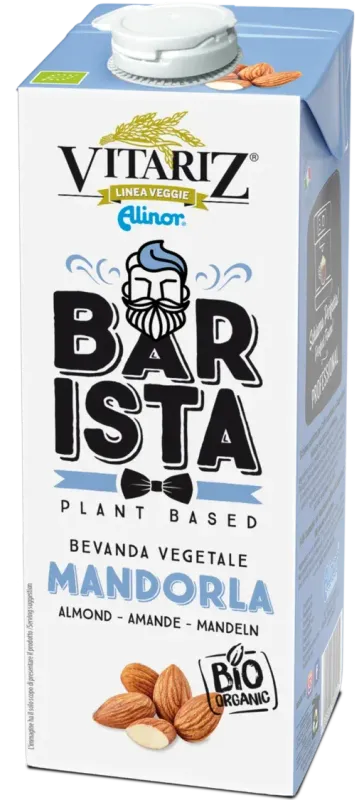 VITARIZ BARISTA ALMOND ORGANIC DRINK BY ALINOR 1L VITARIZ BARISTA ALMOND ORGANIC DRINK BY ALINOR 1L