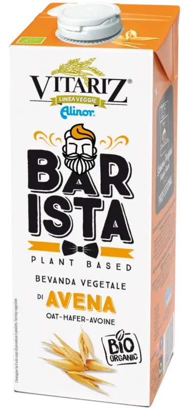 VITARIZ BARISTA OATS ORGANIC PLANT-BASED DRINK BY ALINOR 1L VITARIZ BARISTA OATS ORGANIC PLANT-BASED DRINK BY ALINOR 1L
