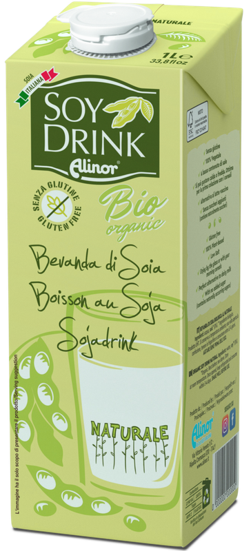 SOY DRINK NATURAL ORGANIC BY ALINOR 1L