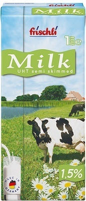 UHT SEMI-SKIMMED MILK 1L