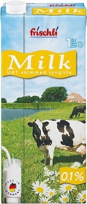 UHT SKIMMED LONGLIFE MILK 1L