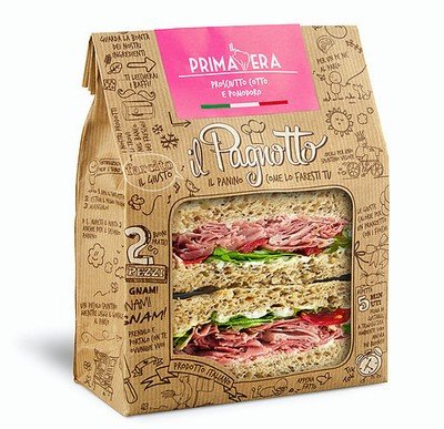 SANDWICH HAM, TOMATO & SALAD 160g