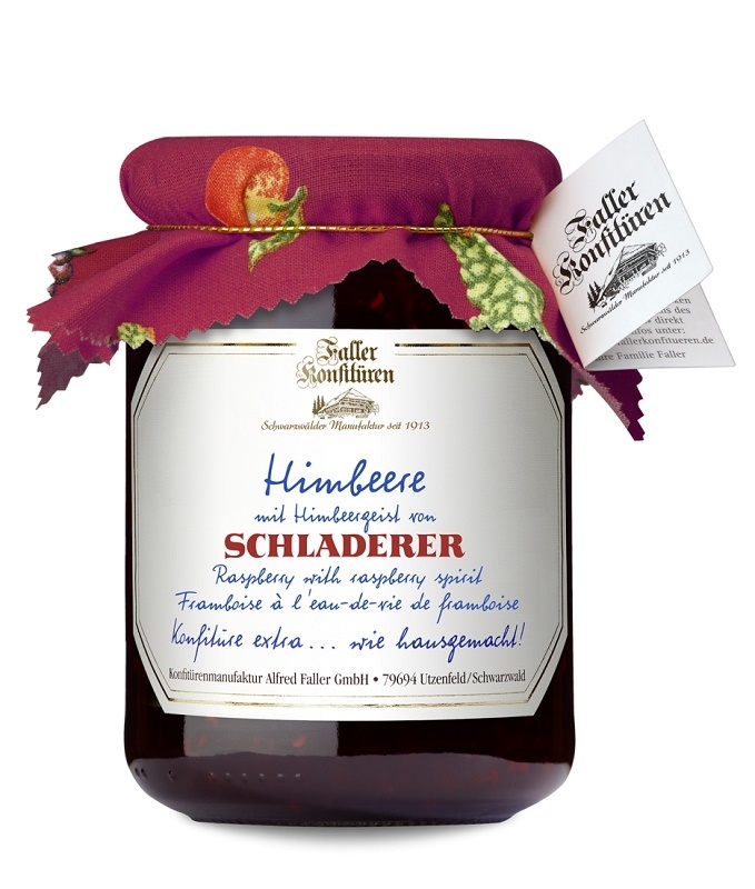 RASPBERRY EXTRA JAM with RASPBERRY LIQUEUR​ 450g