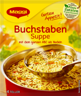 MAGGI ALPHABET SOUP for 4 (100g)