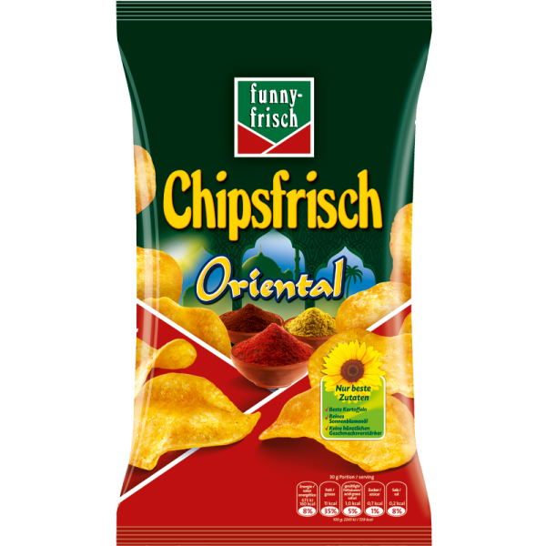 CRISPS - FUNNY FRESH CHIPSFRISCH ORIENTAL 175g