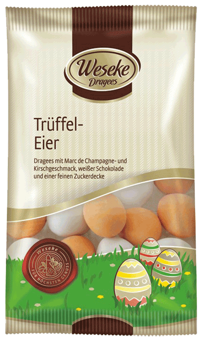 EGGS - WESEKE DRAGEE EGGS 125g