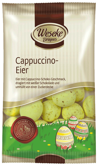 EGGS - WESEKE CAPPUCCINO EGGS 125g