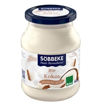 YOGURT SOEBBEKE - COCONUT BIO CREAMY YOGURT 7.5% FAT 500g