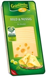 CHEESE GRUENLAENDER MILD AND NUTTY 500g