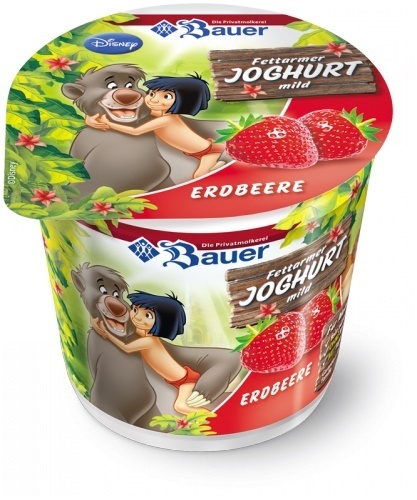 YOGURT BAUER KIDS STRAWBERRY 125g