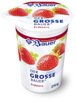 BAUER YOGURT STRAWBERRY 250g