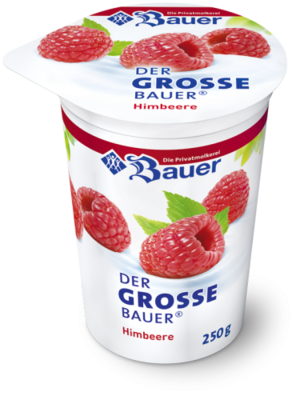 BAUER YOGURT RASPBERRY 250g
