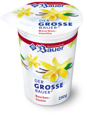 BAUER YOGURT BOURBON VANILLA 250g