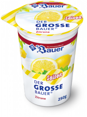 BAUER YOGURT LEMON 250g