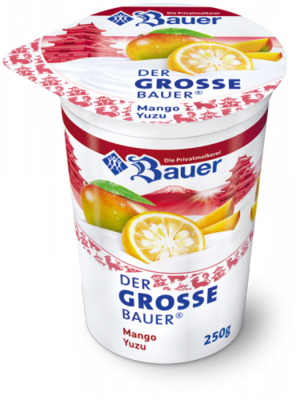 BAUER YOGURT MANGO YUZU 250g