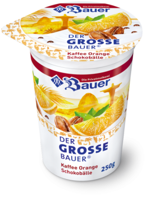 BAUER YOGURT COFFE ORANGE AND CHOCOLATE BALLS 250g