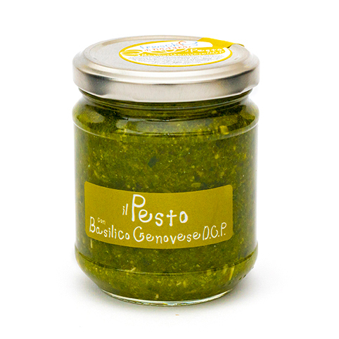 GENOESE PDO BASIL and EXTRA VIRGIN OLIVE OIL PESTO 180g