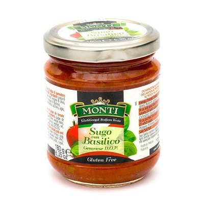 TOMATO SAUCE with PDO GENOESE BASIL 180g