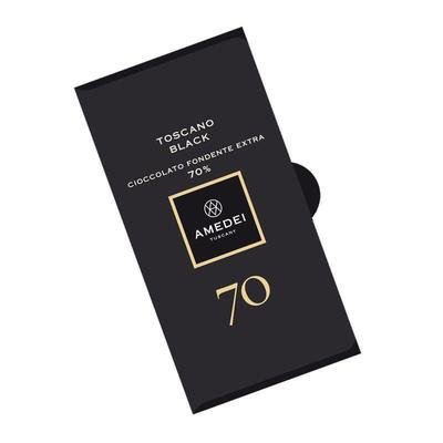 AMEDEI TUSCANY BLACK CHOCOLATE BAR 70%
