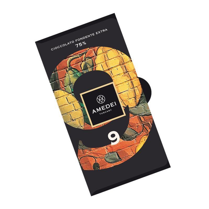 AMEDEI TUSCANY AMEDEI TUSCANY "9" BLACK CHOCOLATE BAR 75%